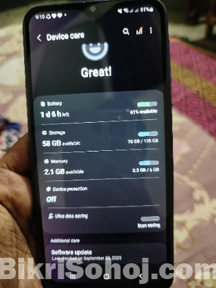 Samsung M31, 6/128 মোবাইল বিক্রি করবো